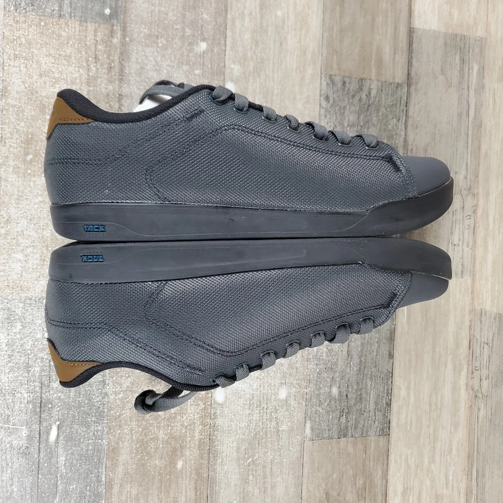Giro Deed Mens Cycling Shoes Sz 13 Gray Comfort Leather Lace Up Low Top Sneakers